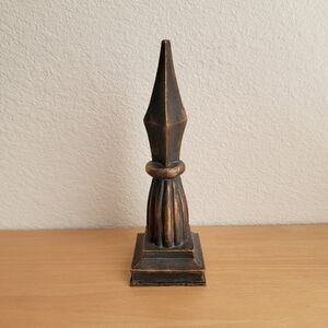 Finial Spire Bronze Color Decorative Sculpture